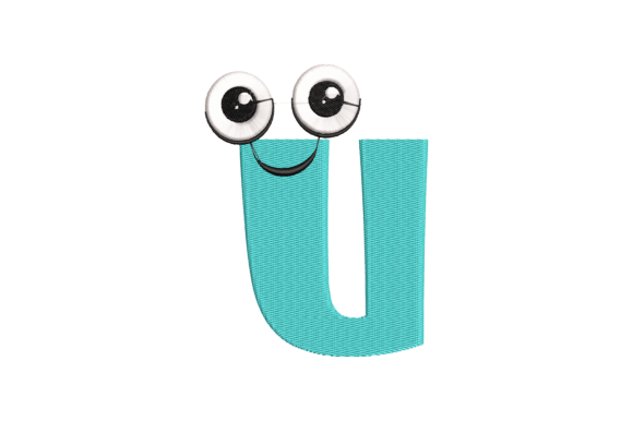 Funny Letter U: A Creative Fabrica Embroidery Gem